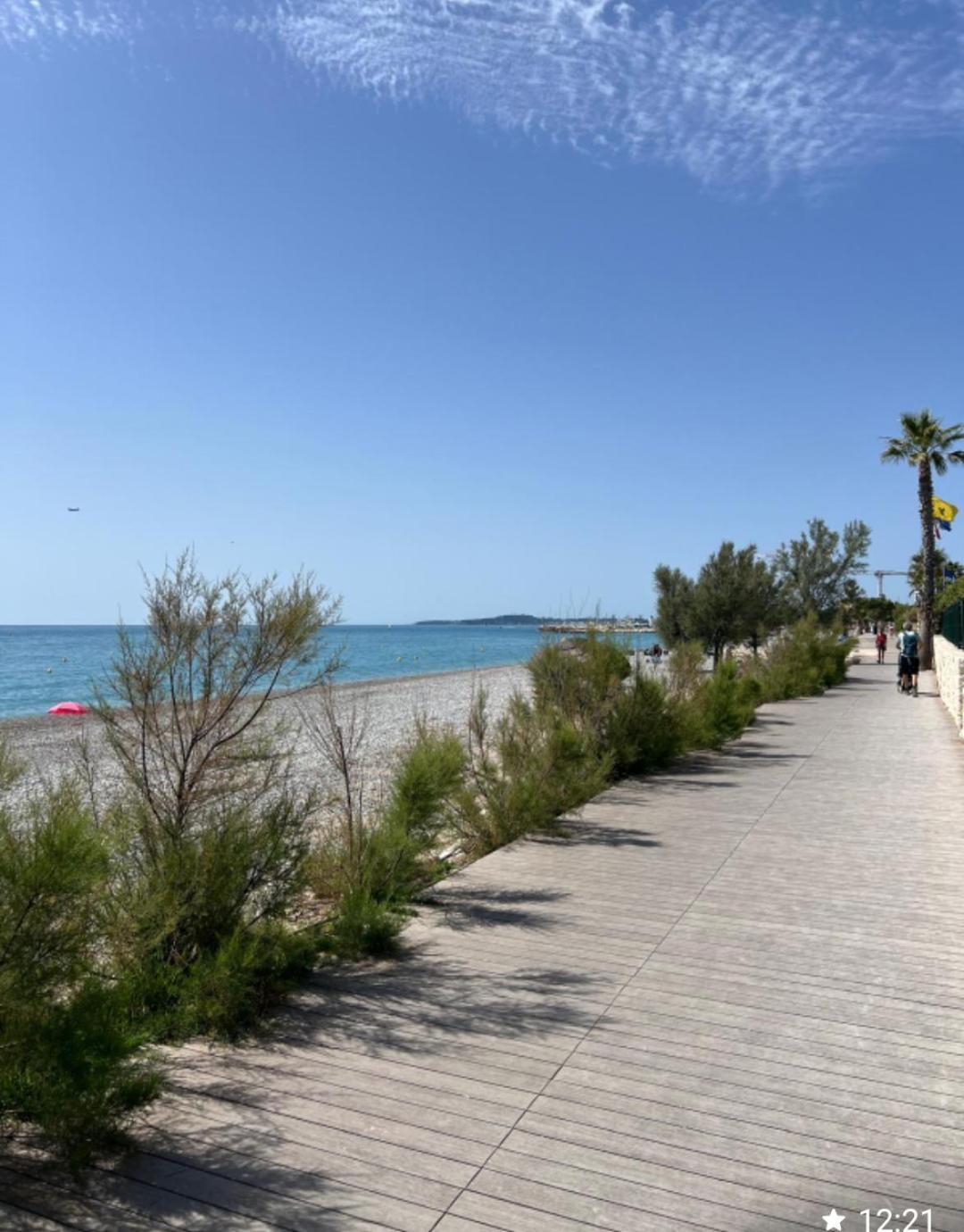 Charmant Studio Villeneuve-Loubet Esterno foto